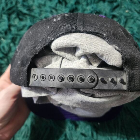 Vintage Alan Jackson Country Music Snapback Hat – Black & Purple Made in USA - Picture 4 of 6